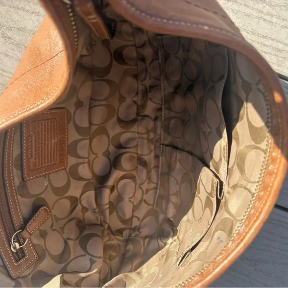 Coach Y2K Vintage Soho Leather Hobo Shoulder Bag Brown - Picture 5 of 7